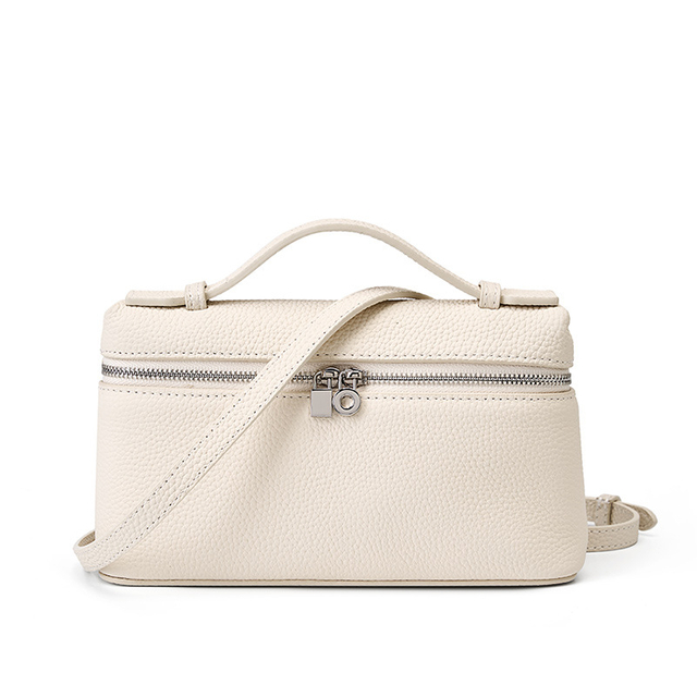 2023 Popular Full Grain Leather Lady Box Handbag