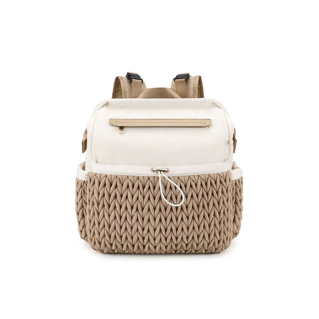 Waterproof Quilted Polyester Mommy Diaper Backpack