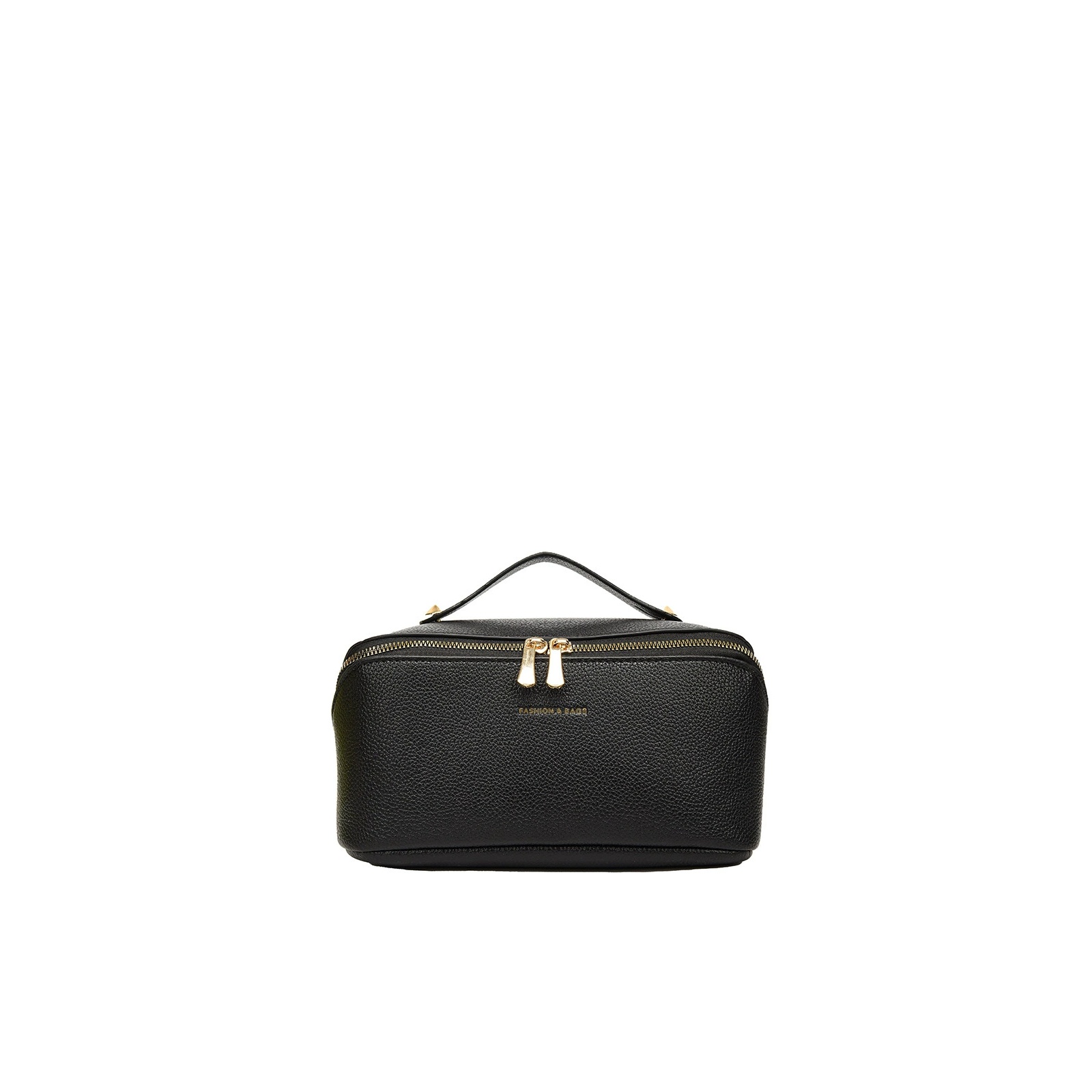 Pebble-Grain PU Leather Pillow Bag Travel Organizer Cosmetic Bag